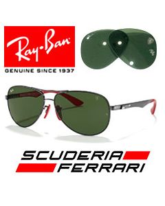 2x Lentes Recambio Originales > Ray-Ban 8313-M Scuderia Ferrari