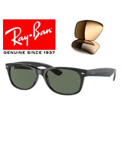 2x Lentes Recambio Originales > Ray-Ban 2132-F · New Wayfarer Ajuste Asiático